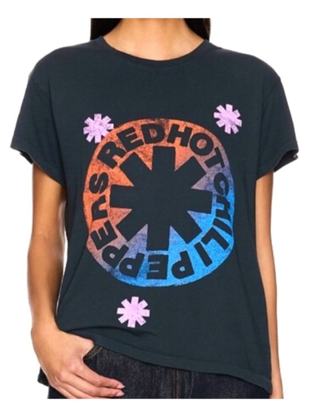 Daydreamer Women's Sz Medium Red Hot Chili Peppers Asterisk Tour Tee